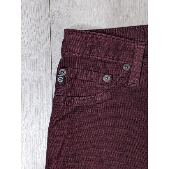 AG The Legging Super Skinny Corduroy Pants , Cords Women's Size 31R Wine - Picture 3 of 16